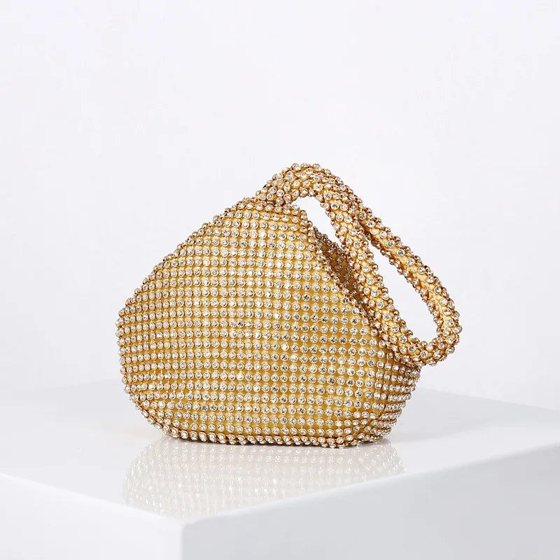Luxury Rhinestone Evening Clutch Bag