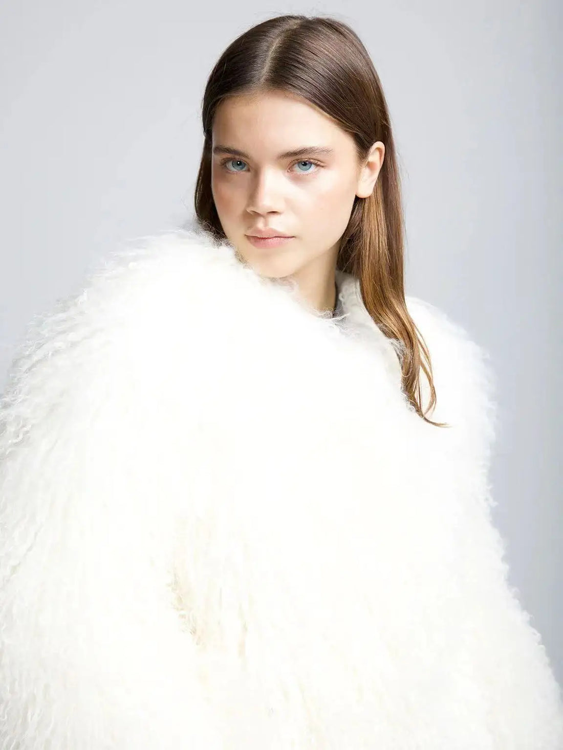 Luxury Mongolian Fur Thick Winter Coat