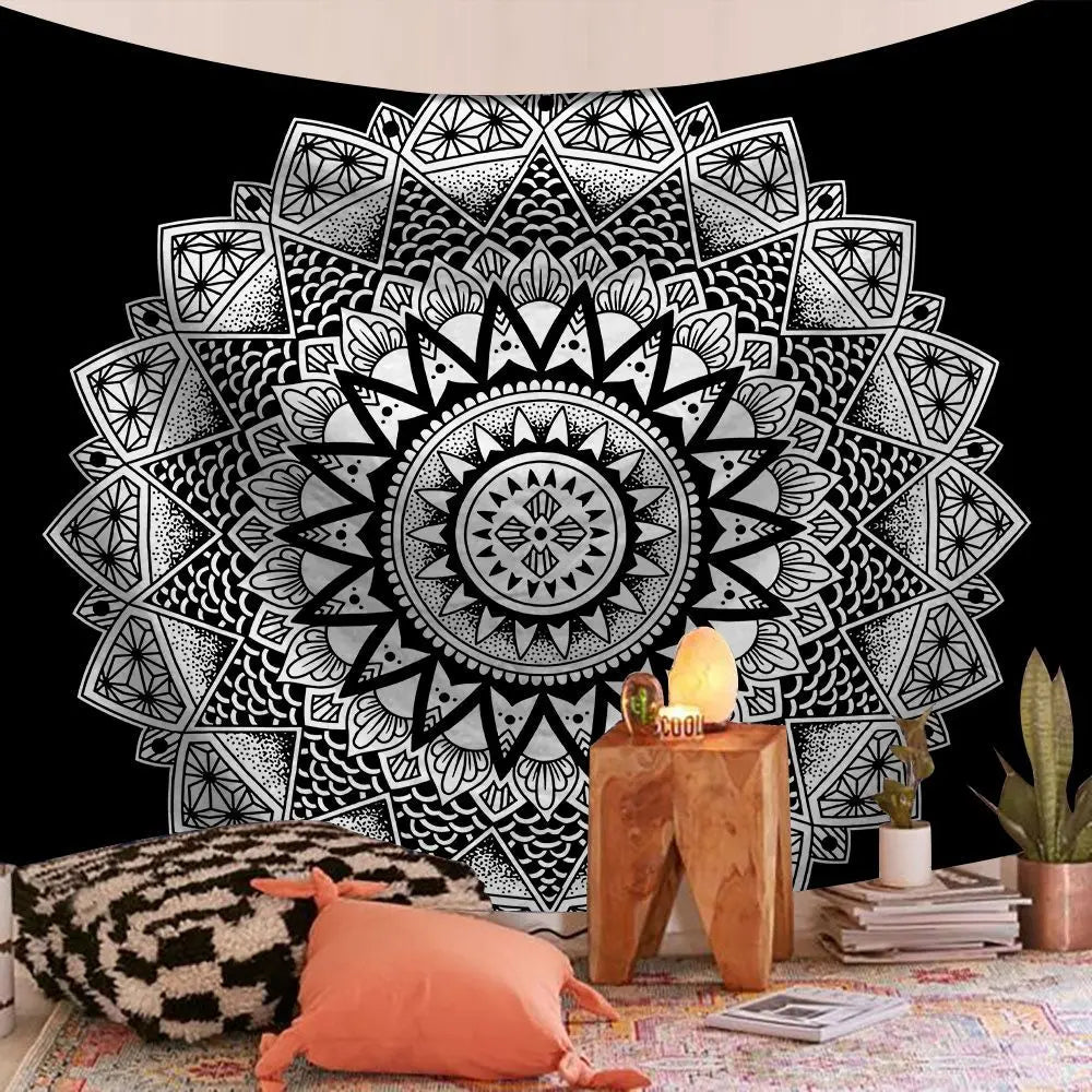 Indian Mandala Boho Tapestry Blanket