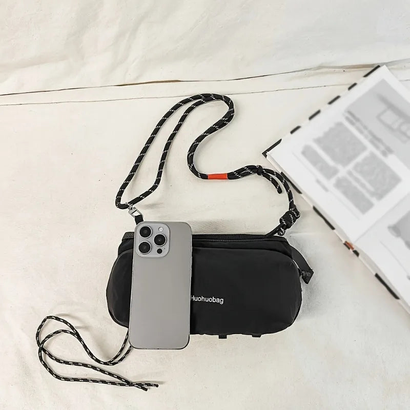 1pcs New Mini Square Bag  Crossbody Sling Bag, Unisex Casual Shoulder Purse  Fashionable Lightweigh