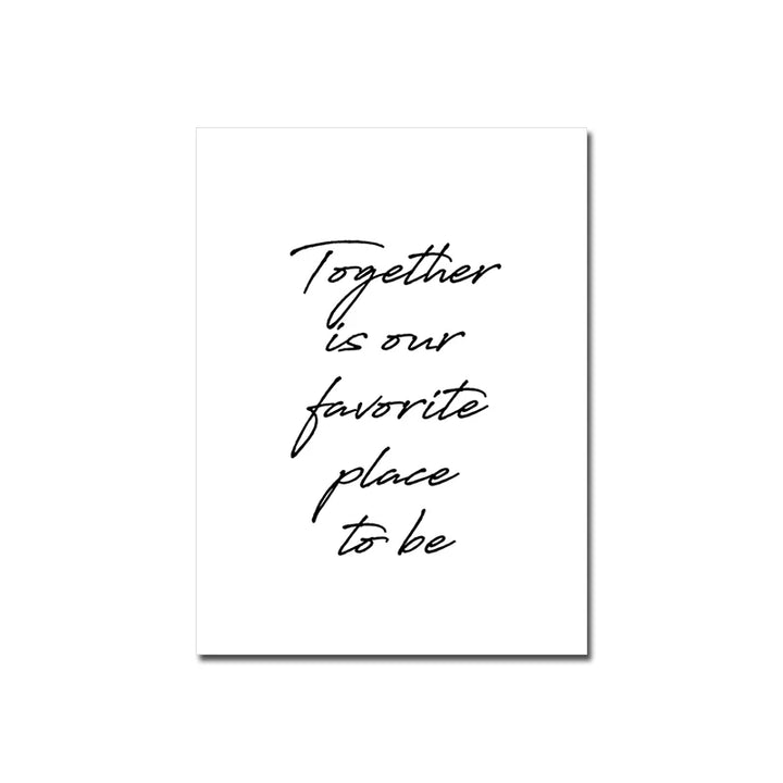 Happy Family Love Quote Canvas