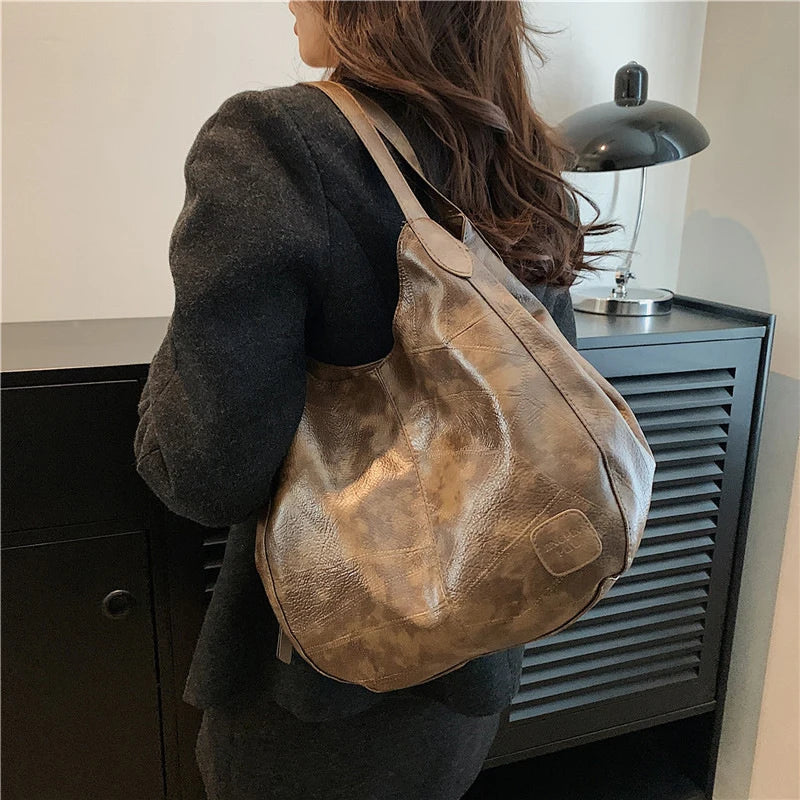 Women Soft PU Leather Shoulder Bag