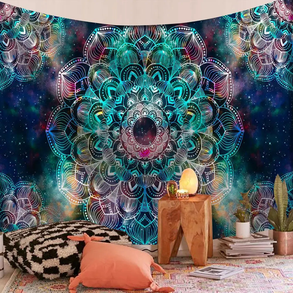 Indian Mandala Boho Tapestry Blanket