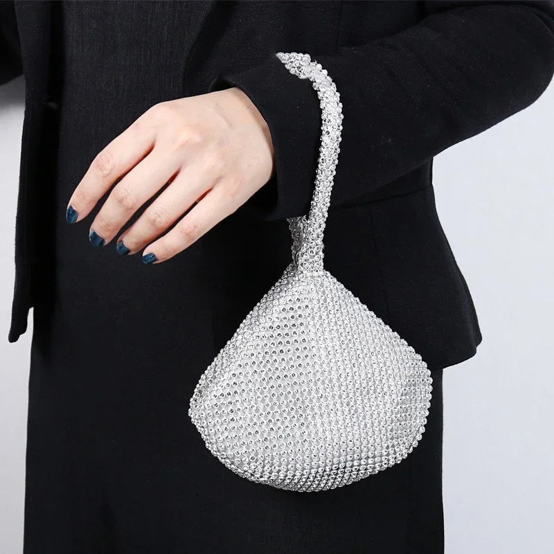 Luxury Rhinestone Evening Clutch Bag