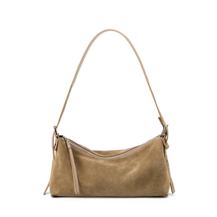 High-End Suede Leather Crossbody Shoulder Bag