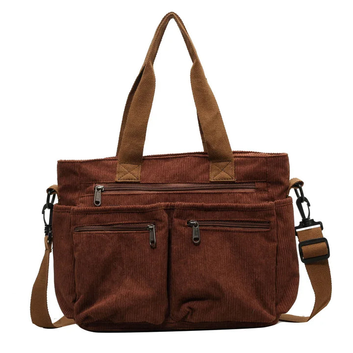 Large Capacity Corduroy Tote Bag