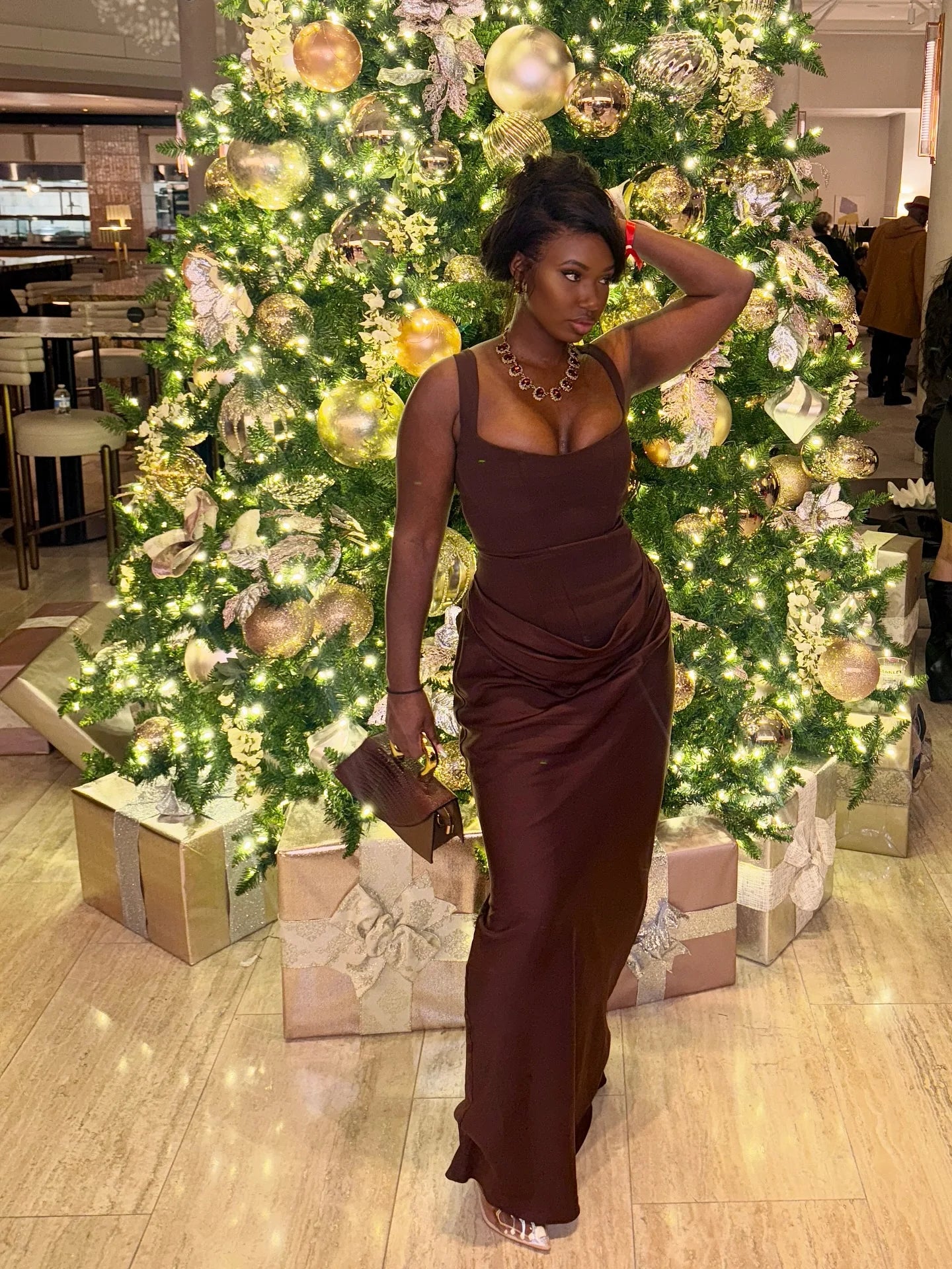 Square Neck Mini Sling Party Dress
