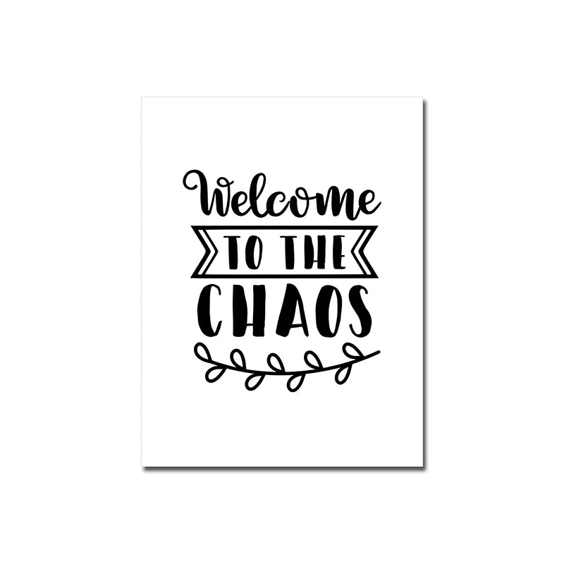 Happy Family Love Quote Canvas