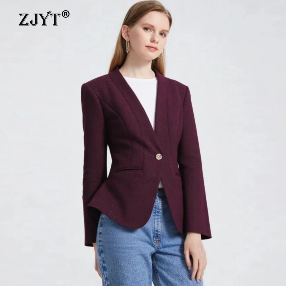 Slim Fit Elegant Business Blazer