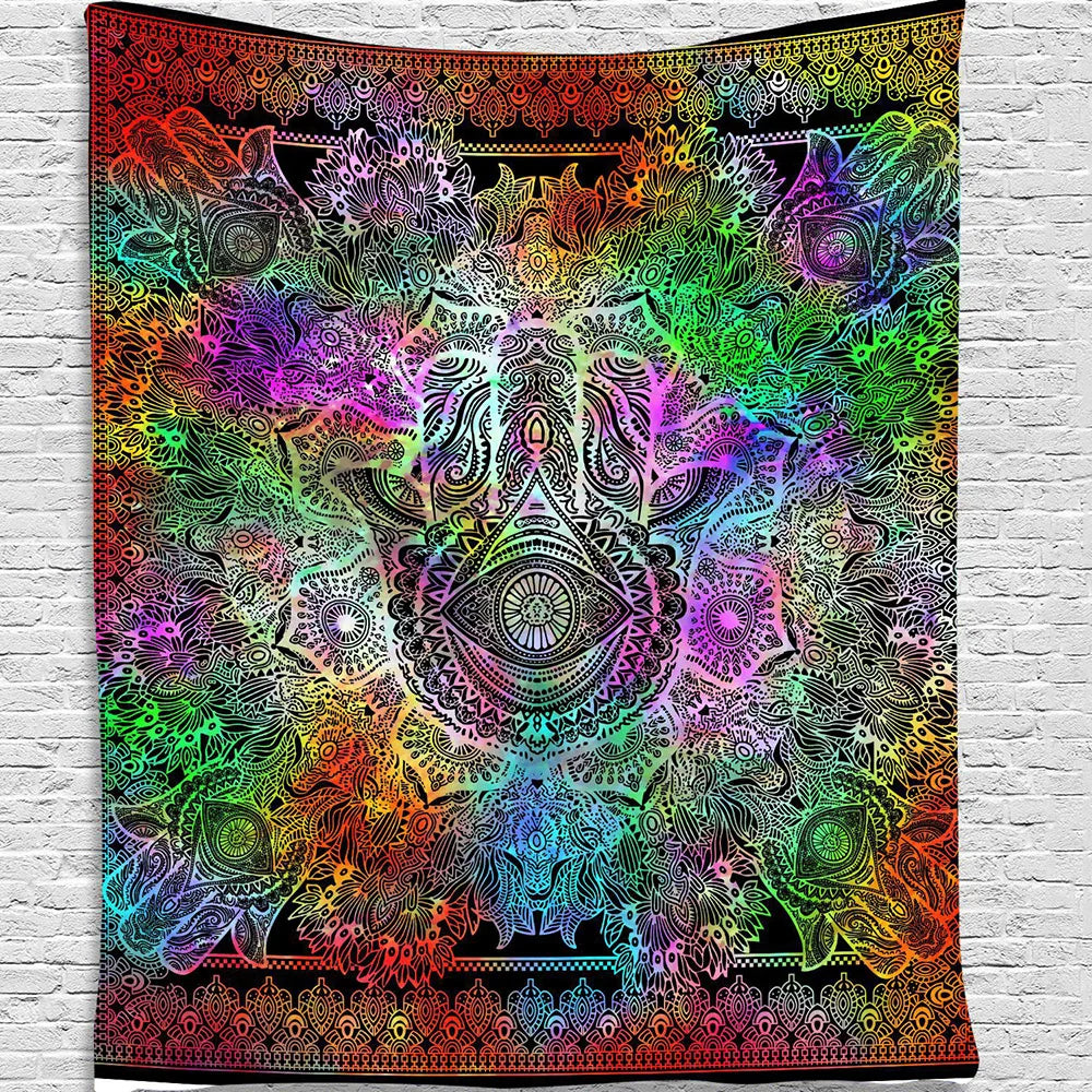 Indian Mandala Boho Tapestry Blanket