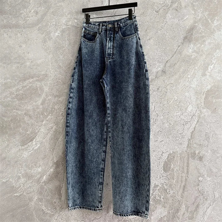 Women’s High Waist Slim Straight Jeans