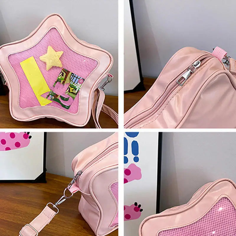 Cute Kawaii Anime Star Crossbody Bag