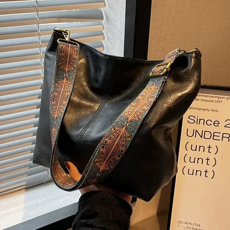 Women Soft PU Leather Shoulder Bag