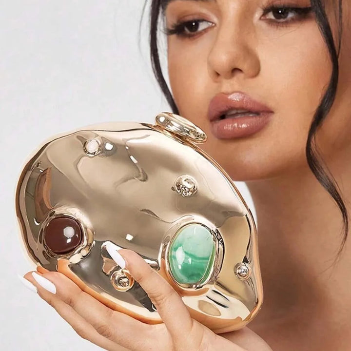 Acrylic Shell Clutch Bag