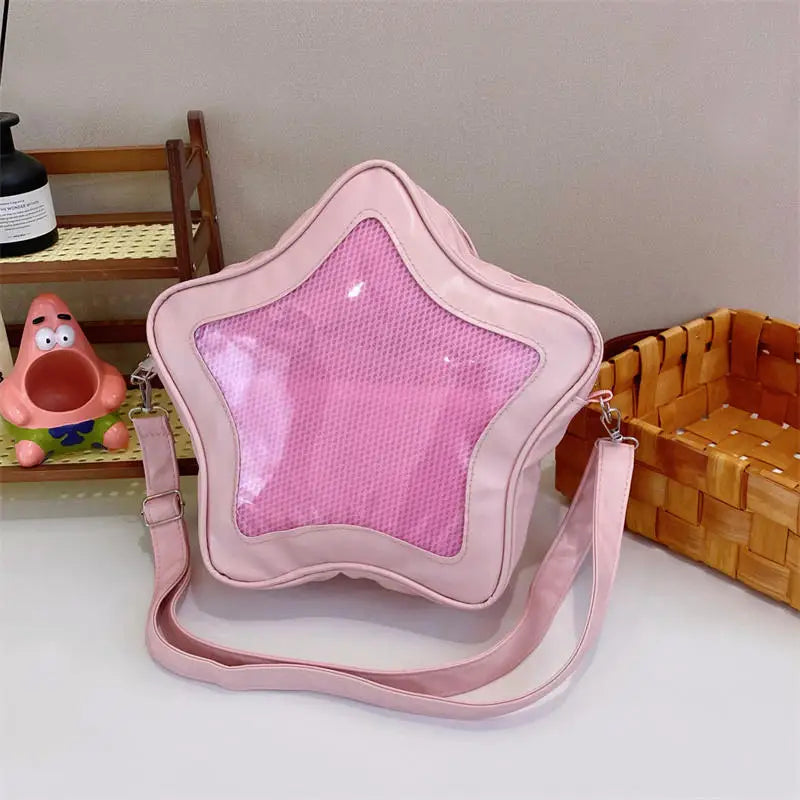 Cute Kawaii Anime Star Crossbody Bag