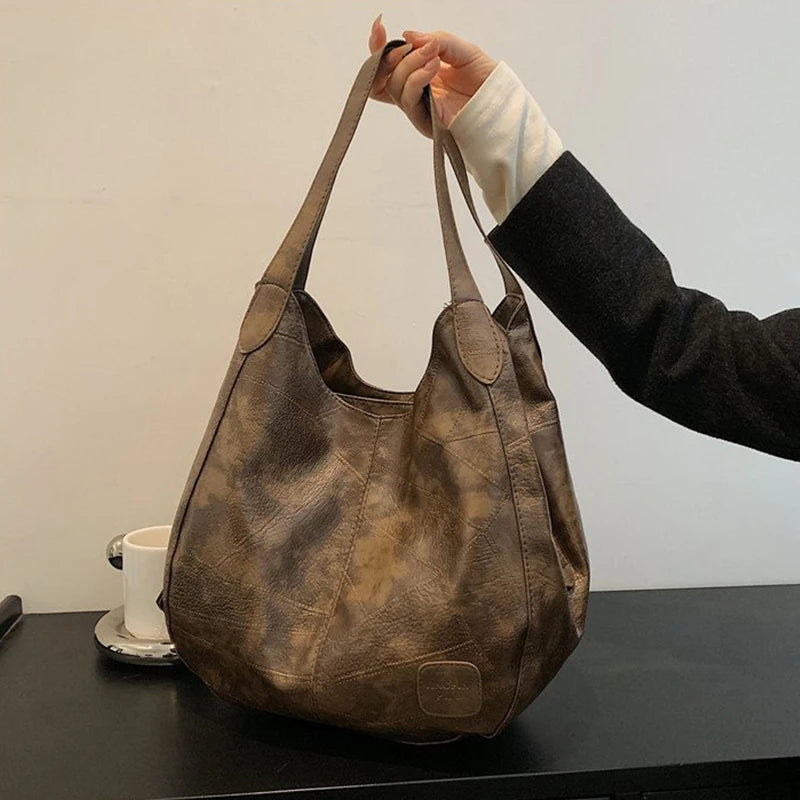 Women Soft PU Leather Shoulder Bag