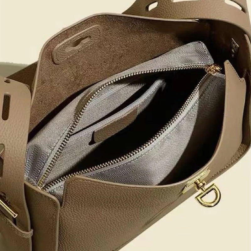 Wide Strap Shoulder Crossbody Bag