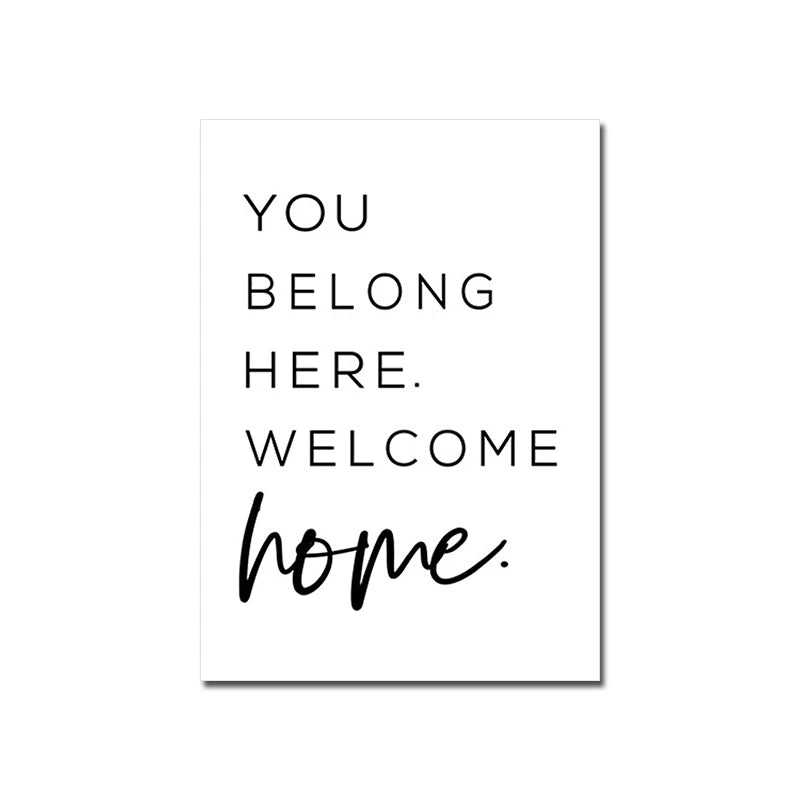 Happy Family Love Quote Canvas