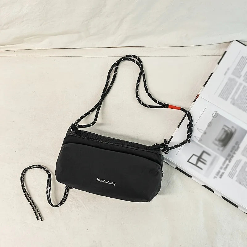 1pcs New Mini Square Bag  Crossbody Sling Bag, Unisex Casual Shoulder Purse  Fashionable Lightweigh