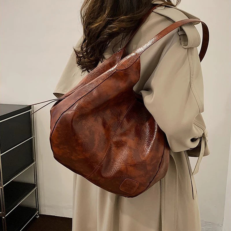 Women Soft PU Leather Shoulder Bag