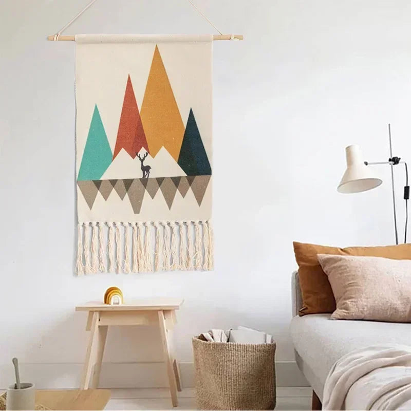 Nordic Handmade Tassel Macrame Wall Tapestry