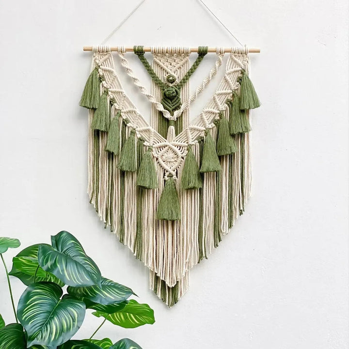 Handwoven Boho Macrame Wall Hanging