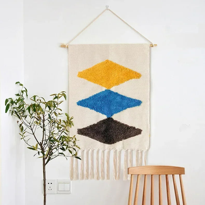 Nordic Handmade Tassel Macrame Wall Tapestry