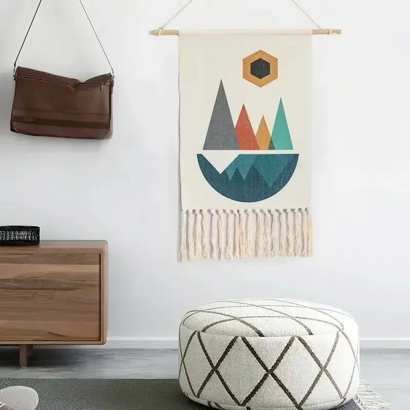 Nordic Handmade Tassel Macrame Wall Tapestry