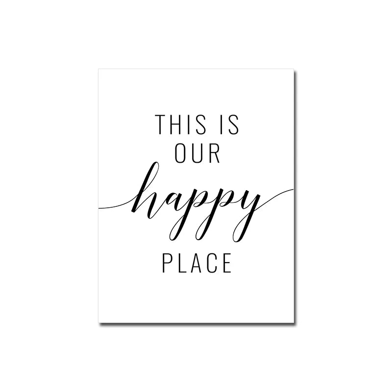 Happy Family Love Quote Canvas