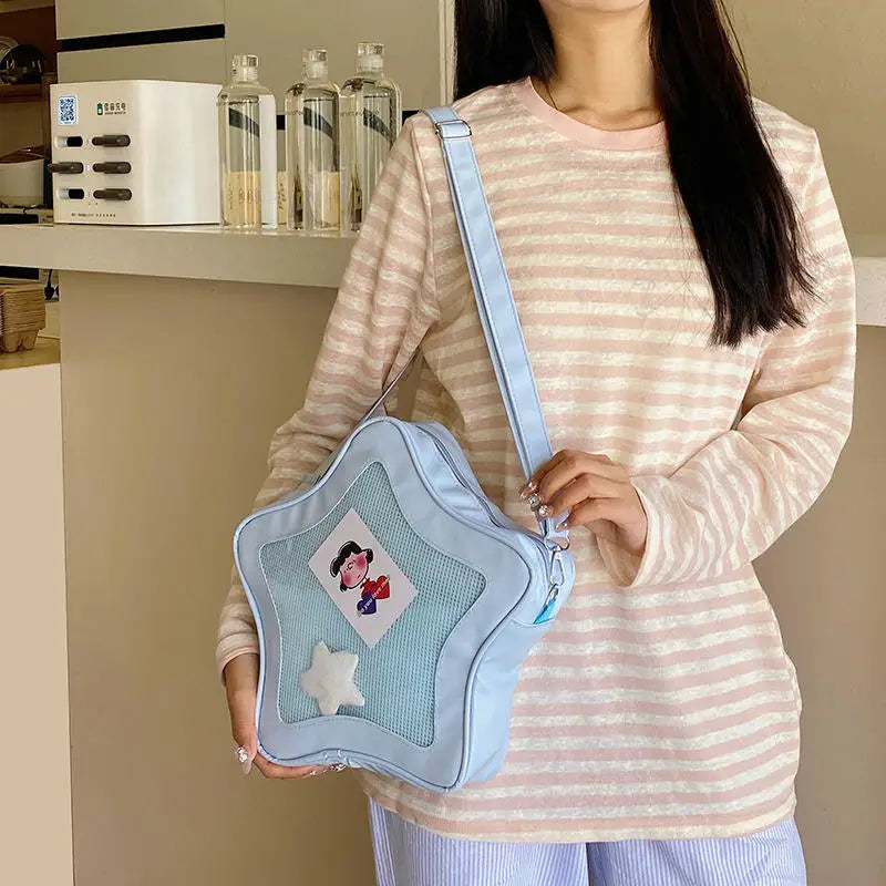Cute Kawaii Anime Star Crossbody Bag