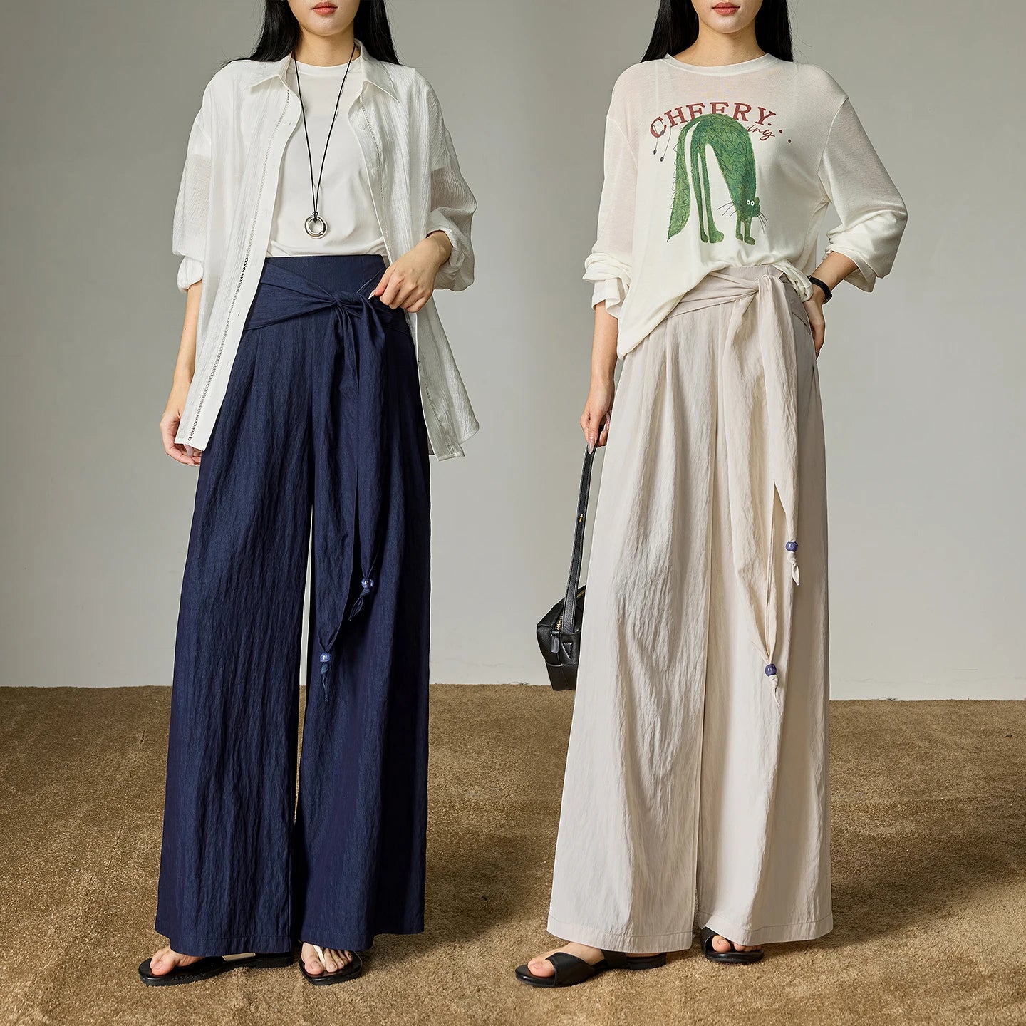 Women’s Bohemian Wide-Leg Pants