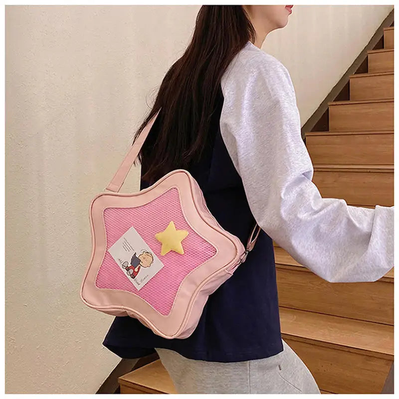 Cute Kawaii Anime Star Crossbody Bag