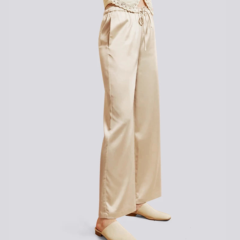 Women's 100% Mulberry Silk Trousers