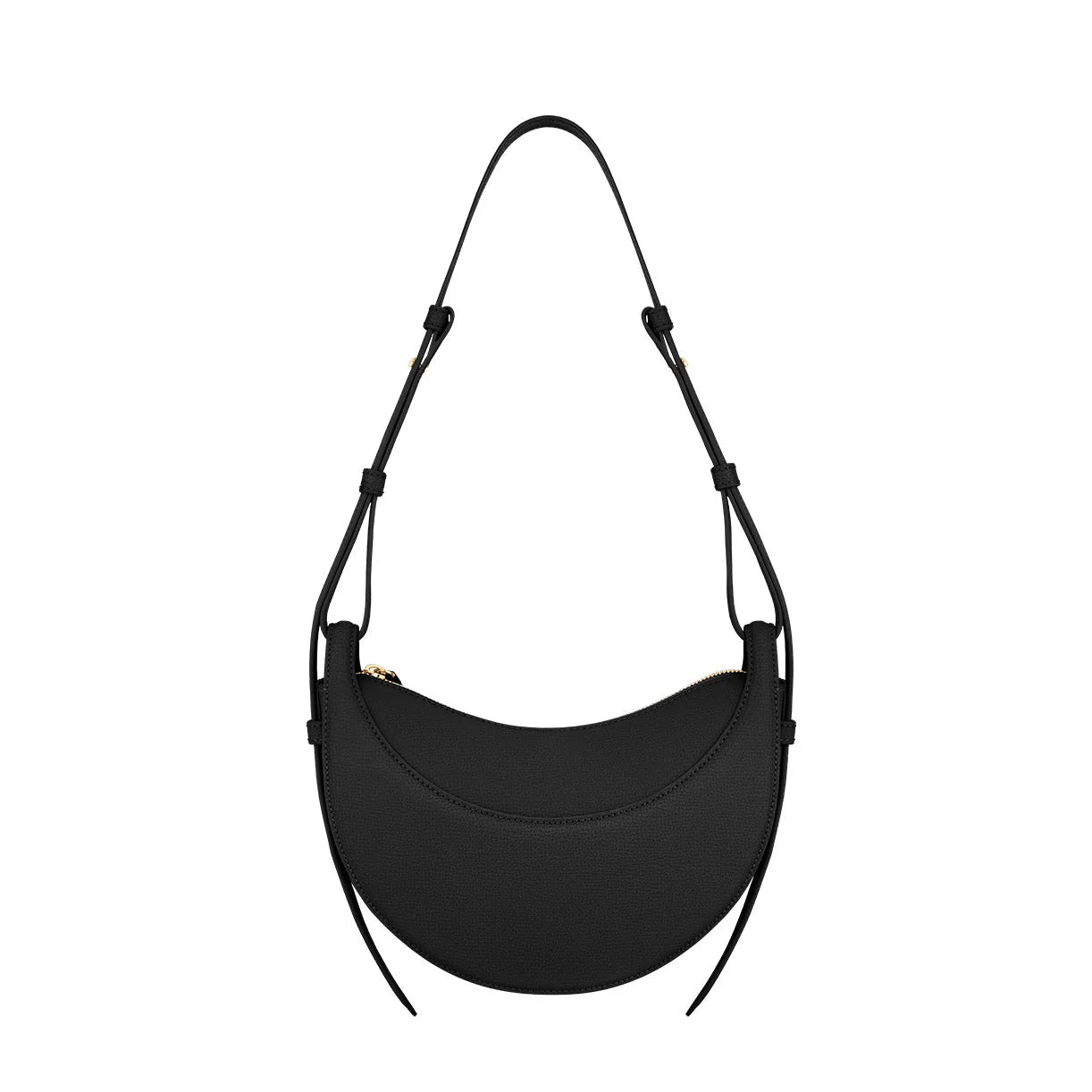 Women Crescent Leather Crossbody Bag