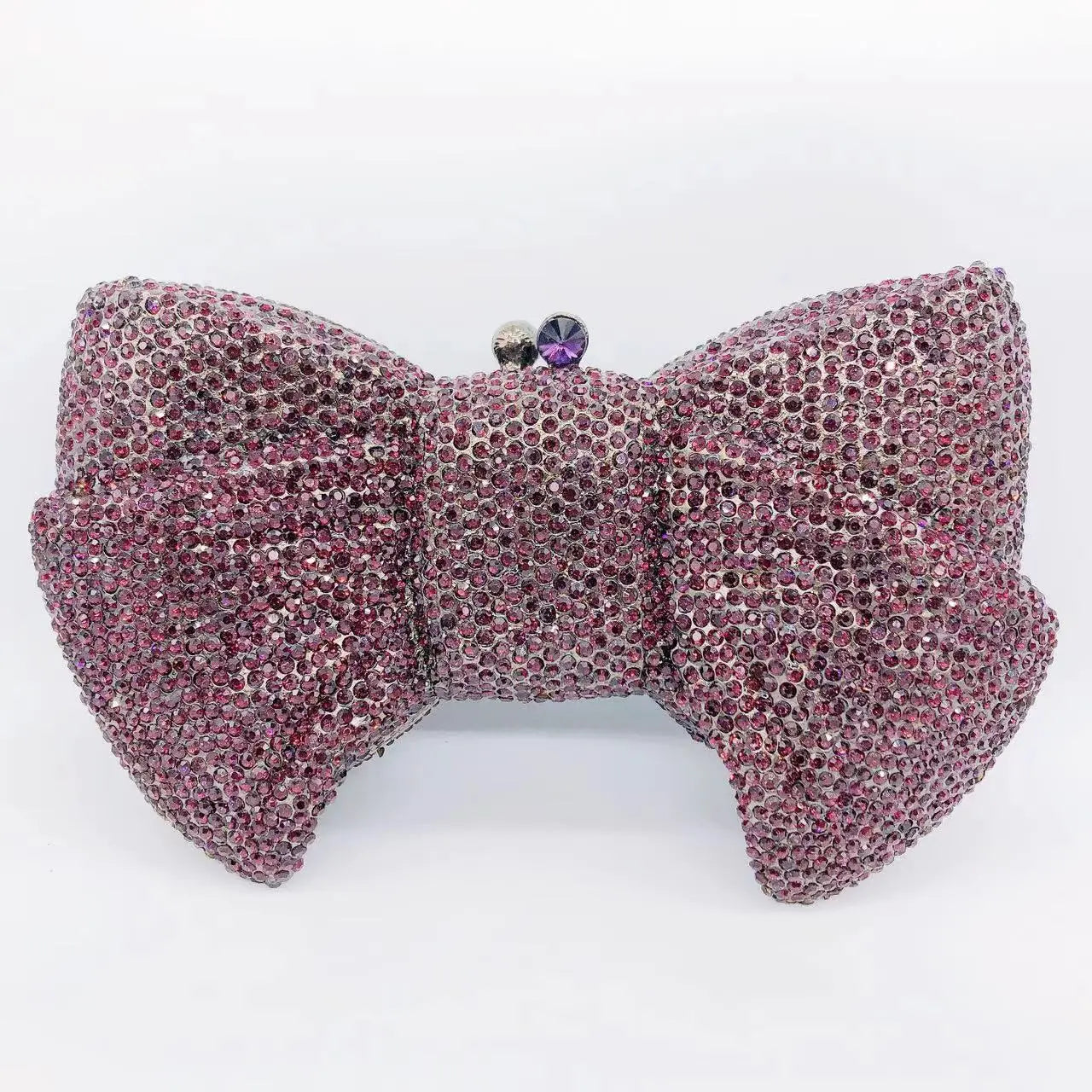 Rhinestone Hollow Clutch Bag