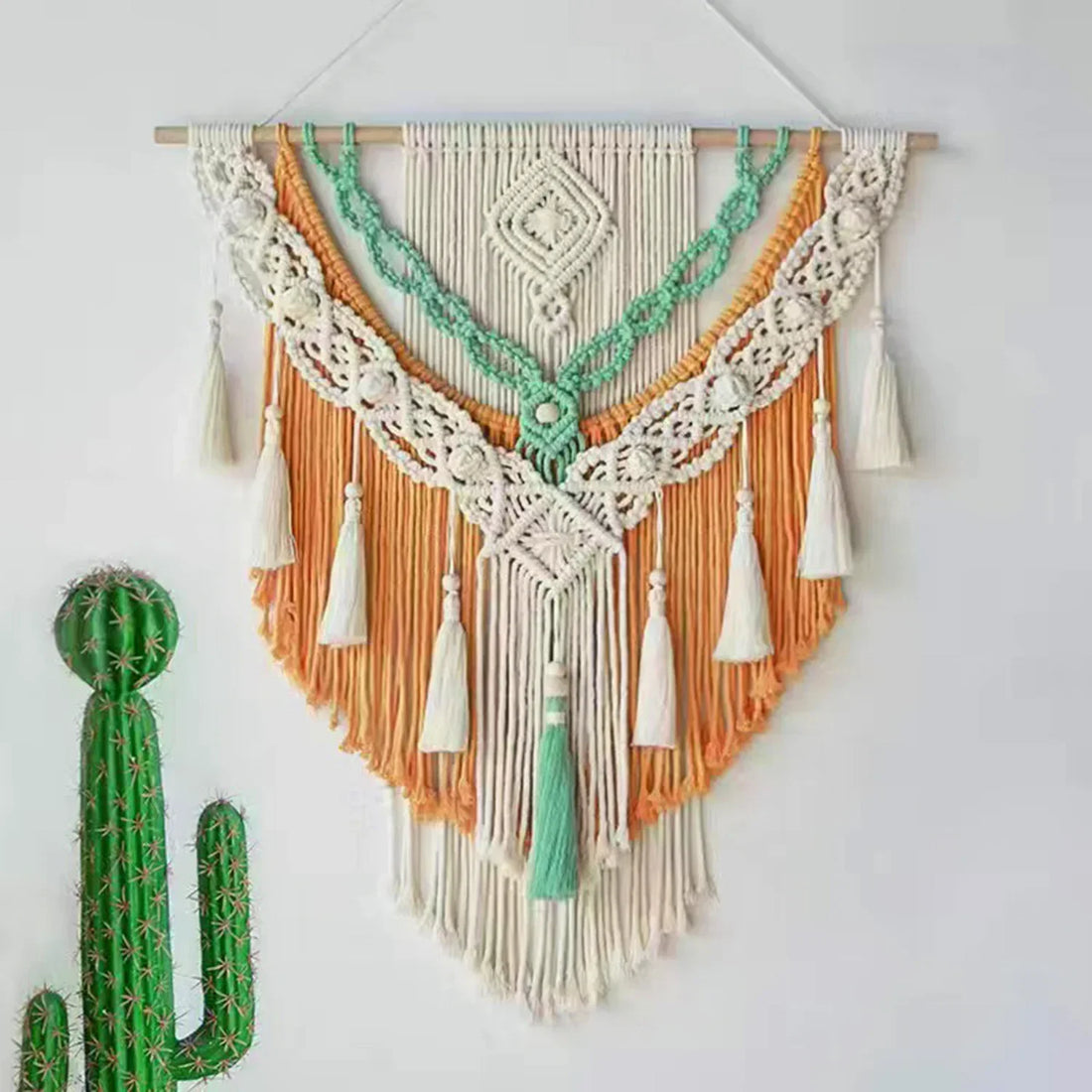 Handwoven Boho Macrame Wall Hanging
