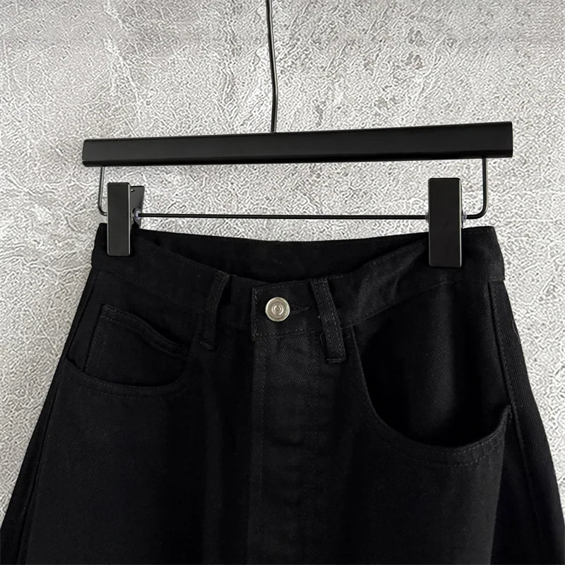 Women’s High Waist Slim Straight Jeans
