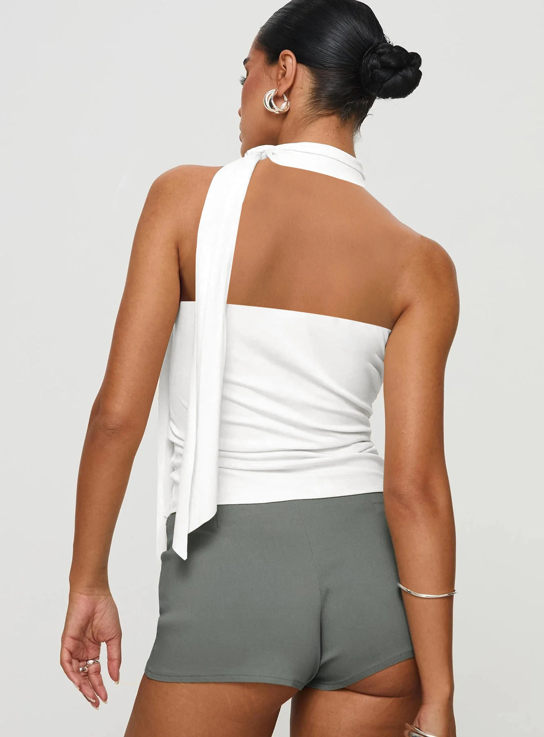 Women’s High Neck Sleeveless Slim Fit Tank Top