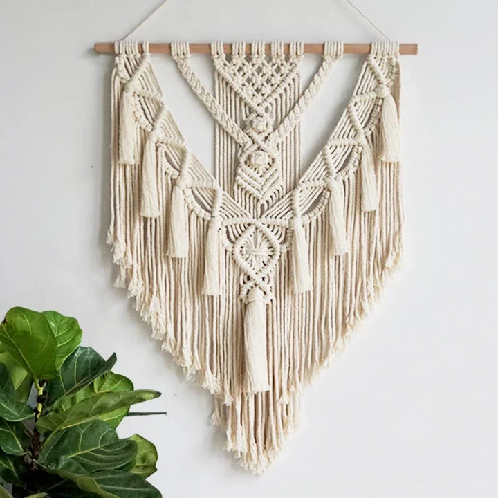 Handwoven Boho Macrame Wall Hanging