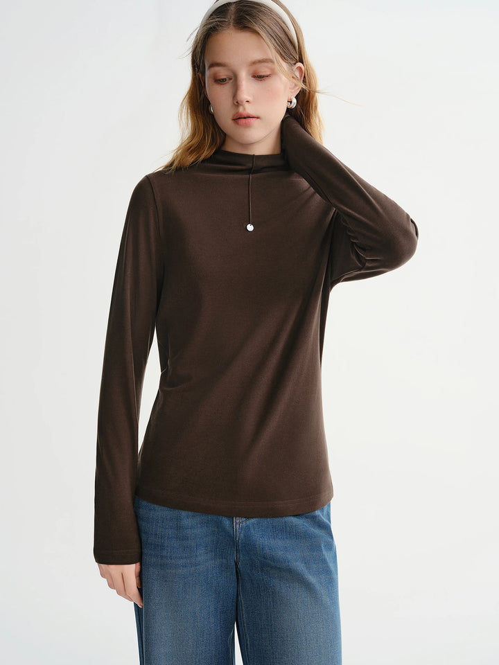 Women’s Turtleneck Soft Basic Layering Top