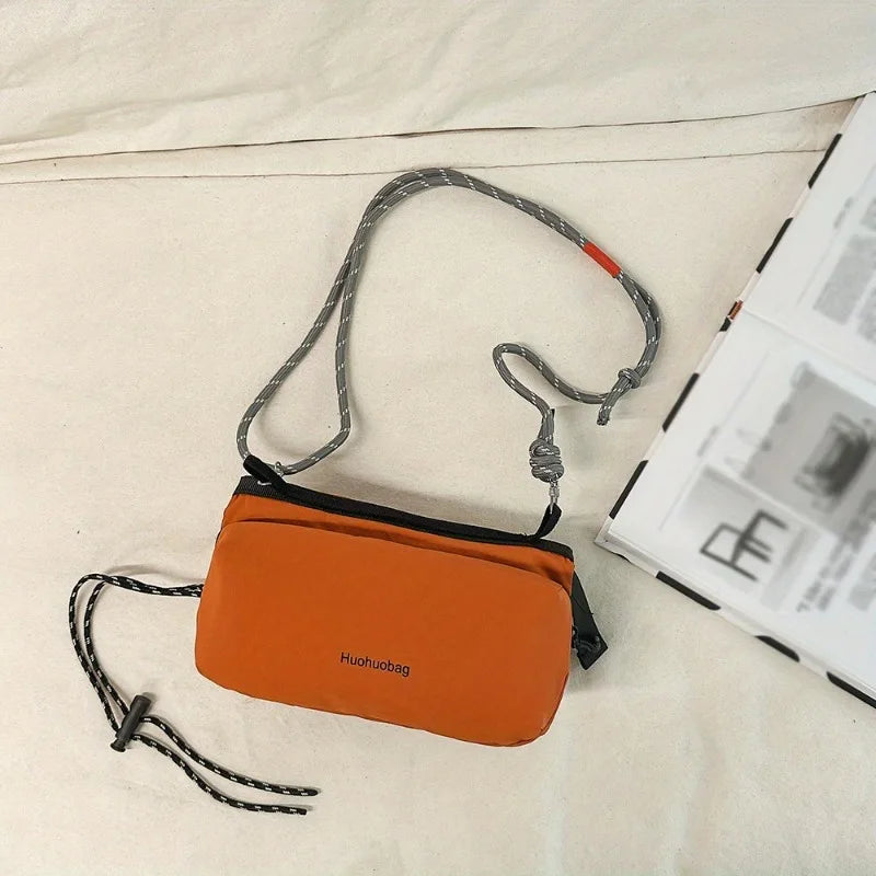 1pcs New Mini Square Bag  Crossbody Sling Bag, Unisex Casual Shoulder Purse  Fashionable Lightweigh