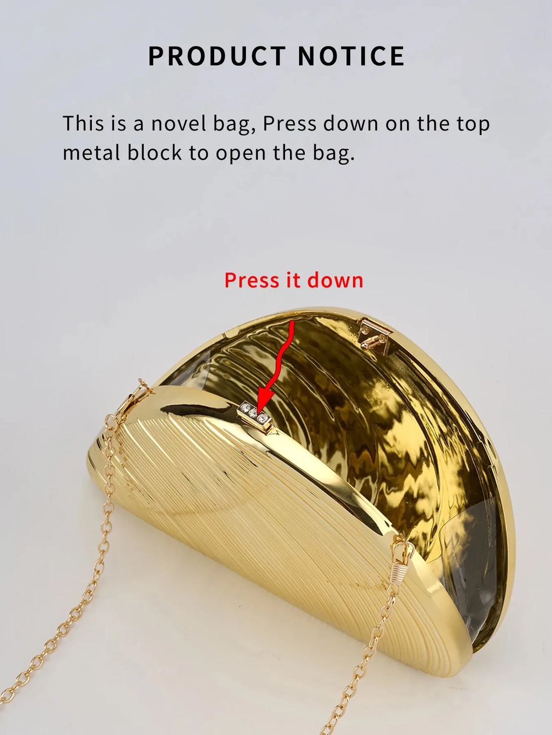 Retro Shell Acrylic Evening Bag