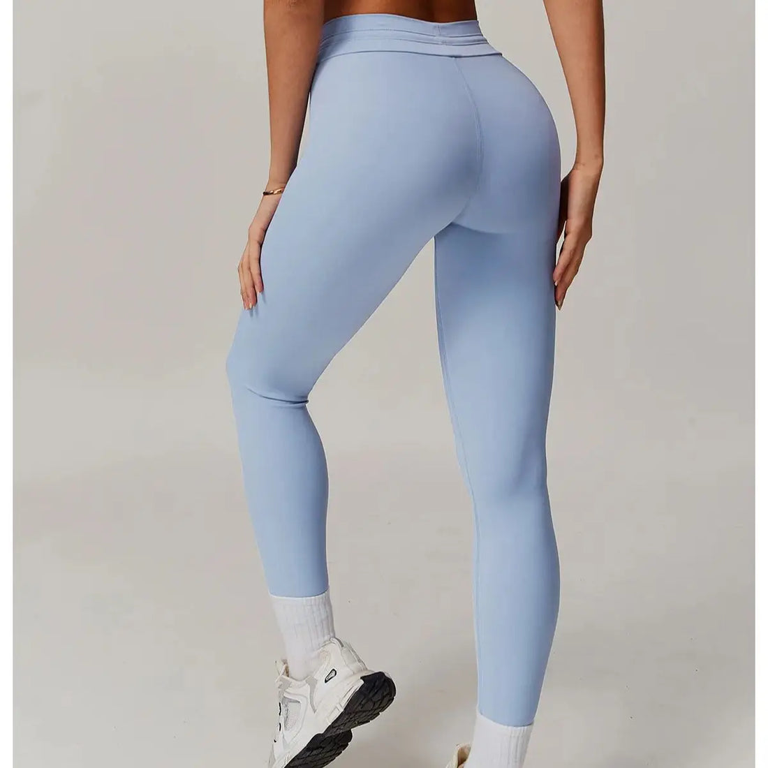 Women’s High Waist Drawstring Yoga Leggings